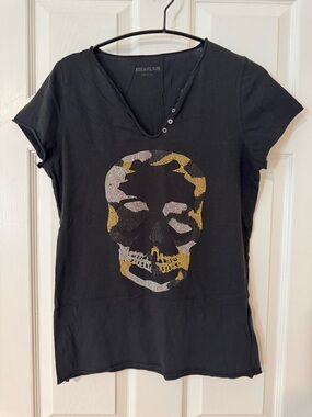 Zadig & Voltaire Black chic Logo Tee